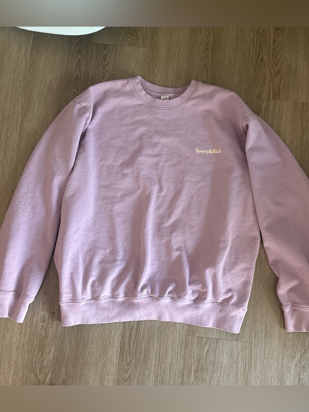 Limited edition Sporty & Rich “Tasty & Rich” Lavender Crewneck
